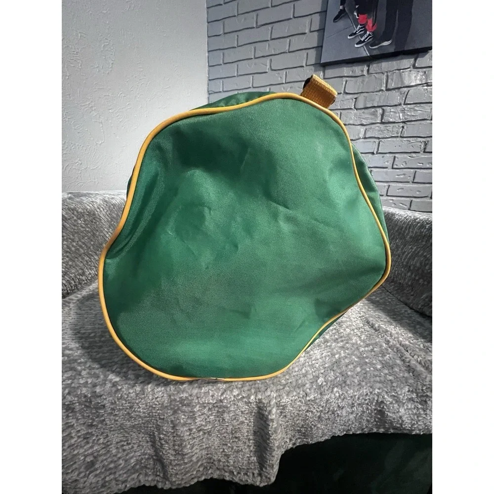 Vintage 1980s Franklin Sugar Ray Leonard Gym Duffle‎ Bag Green Yellow 22